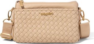 Baggallini Perry Woven Crossbody in Desert Sand Woven Twill at Nordstrom