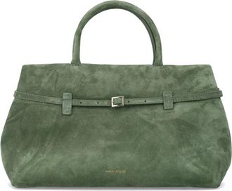 Manu Atelier Le Cambon 35 - Dames - Handtassen - Groen - ONE Size - Leer - Tassen