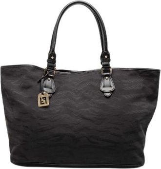 Fendi Pre-owned Tote Bags, female, Black, Size: ONE SIZE Pre-owned Canvas Tote