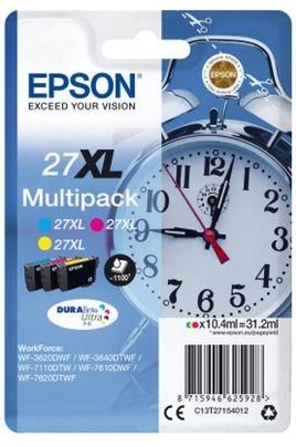 Epson Alarm Clock Multipack 3-colour 27xl Durabrite Ultra Ink