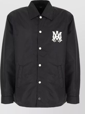 Amiri logo-print coach jacket