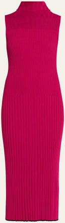 Proenza Schouler Maia Ribbed Turtleneck Dress