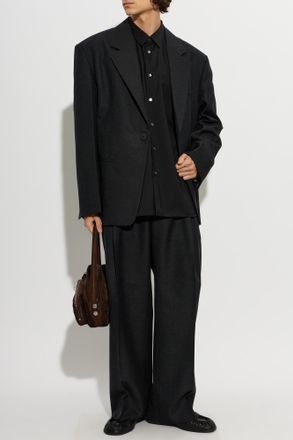 STUDIO NICHOLSON Wool Blazer Fenn, Mens, Black
