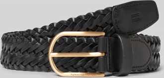Tommy Hilfiger G&uuml;rtel aus echtem Rindsleder in BLACK, Gr&ouml;&szlig;e 100