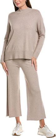 Splendid 2Pc Mock Neck Sweater & Sweater Pant Set