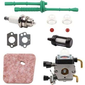 OEM Kit De Carburador Para Stihl Fs55 Fs55r Fs55rc Fs38 Km55 Hl45 Km55r, Filtro De Aire, Kit De Ralent&iacute;, Kit De Combustible, Kit De Buj&iacute;as - Crezuo