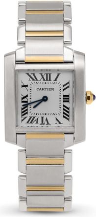 Cartier Pre-owned Cartier Tank Franaise Quartz White Dial Unisex Watch 2301