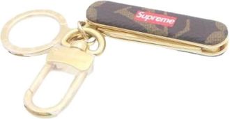 Louis Vuitton Pre-owned Accessories, female, Brown, Size: ONE SIZE Pre-owned Monogram Charm Key Holder