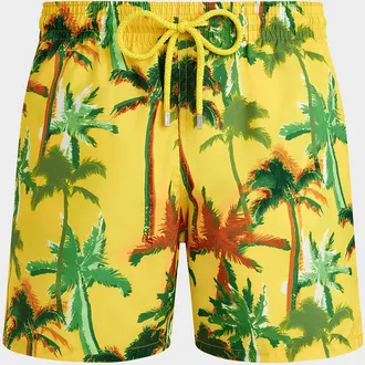 Vilebrequin Men & apos;s Packable Palms Swim Trunks