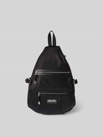 Kenzo Rucksack mit Label-Detail in Black, Gr&ouml;&szlig;e 1