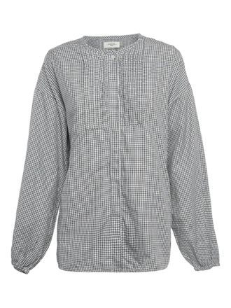 Max Mara button-down checked tunic - Bianco