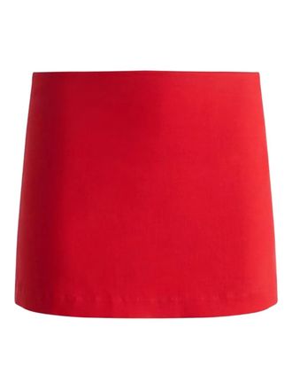 Alice & Olivia A-line mini skirt - Red