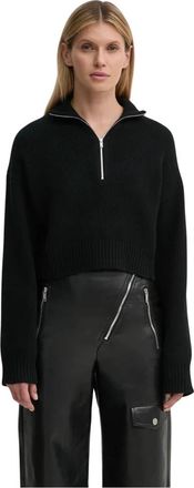 Nanushka Sonore Trui - Dames - Coltruien - Zwart - XS - Wol - Truien & Vesten