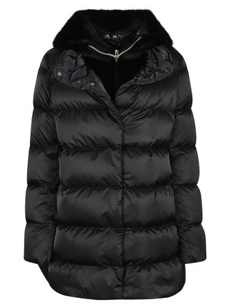 Herno A-Sape Faux Fur Polyester Down Jacket
