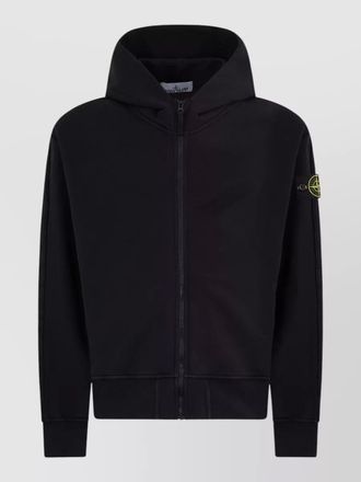 Stone Island hooded logo sweatshirt casual design