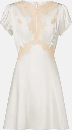 D&ocirc;en D&ocirc;en Vestido corto Junia de sat&eacute;n de seda