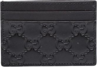 Gucci Pre-owned Wallets, female, Black, Size: ONE SIZE Pre-owned Leather Wallet