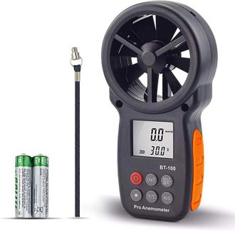 Gabrielle Anem&oacute;metro Digital Port&aacute;til Gabrielle Bt-100 Para Medici&oacute;n De Temperatura Del Viento M&aacute;x./m&iacute;n./prom. Con Dron Vmc