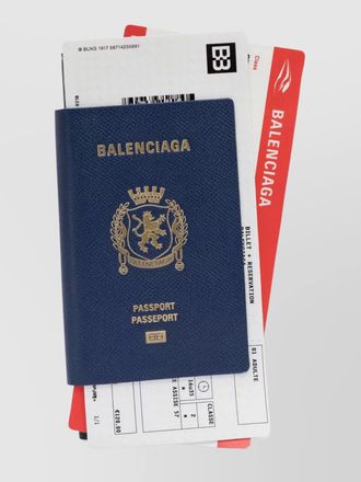 Balenciaga textured wallets & porte-cartes