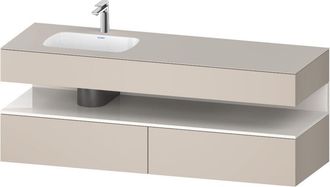 Duravit Qatego Lavabo Encastrado Con Base De Lavabo Consola, - Duravit
