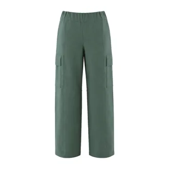 Parajumpers Wide Trousers, female, Green, Size: XS Wide Trousers