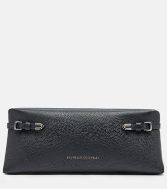 Brunello Cucinelli Small leather clutch