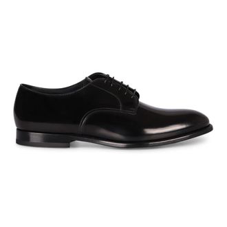 Doucal's York Derby Lace-up - Heren - Nette schoenen - Zwart - 42 EU - Leer - Schoenen