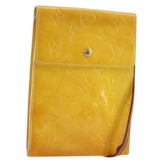Louis Vuitton Pre-owned Cross Body Bags, female, Yellow, Size: ONE SIZE Pre-owned Patent Leather Crossbody Pouch