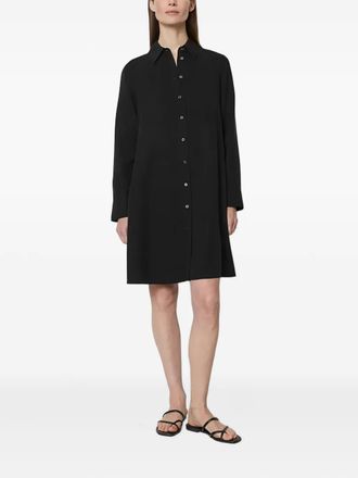 Marc O'Polo Button-up blousejurk - Zwart