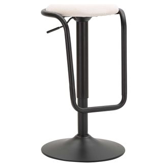 Dmora Silla De Jard&iacute;n, Regulable, Acolchada, Altura M&aacute;xima Del Asiento 83 Cm, 41x41x61h Cm Blanco Crema