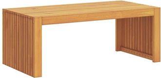 vidaXL Vidaxl - Mesa De Caf&eacute; Marr&oacute;n 90 X 45 X 35 Cm Madera Maciza De Acacia