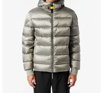 Parajumpers Pharrell Bomber Hooded Jacket In Greige