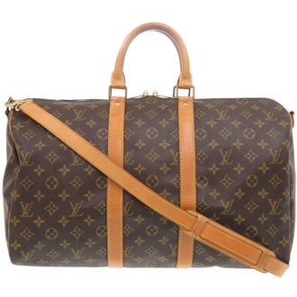 Louis Vuitton Brown Monogram Monogram Boston Bag (Pre-Owned)