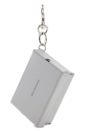 Balenciaga Sneaker Box Key Ring Bag Charm in 1108 Balenciaga Grey at Nordstrom