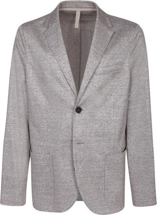 Harris Wharf London Linnen Stretch Blazer - Heren - Blazers - Beige - XL - Linnen - Jassen