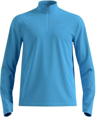 Odlo Mid Layer 1/2 Zip Essential Thermal Laufshirt f&uuml;r Herren | blau