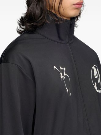 Yohji Yamamoto Graphic Tricot Sweatshirt - Black