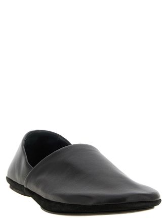 Christophe Lemaire Lamb Nappa Leather Loafer - Black