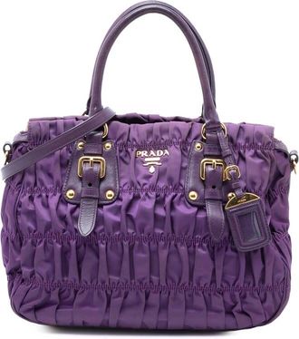 Prada Pre-owned Prada Tessuto Gaufre Satchel Ladies LRMRDR4BLRBYUB97