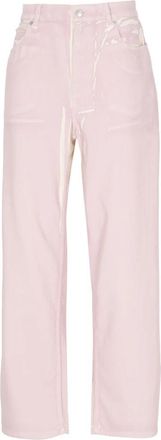 Marni Straight Jeans - Dames - Regular Fit Jeans - Roze - XS - Katoen - Jeans