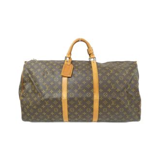 Louis Vuitton Monogram Marron Coated Canvas Boston Bag (Pre-Owned)