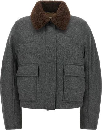 Brunello Cucinelli Mujer, Chaquetas, Gris, Talla: S