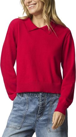 Splendid Phoebe Silk-Blend Polo Sweater