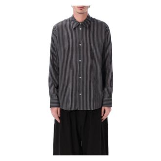 STUDIO NICHOLSON Casual Shirts, male, Blue, Size: S View Shirt