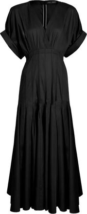 Proenza Schouler Abito lungo Ciara con scollo a V - Nero