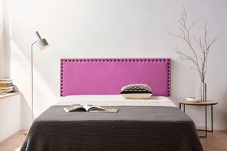 Moonia Moonia - Cabecero Tapizado Modena Acualine 100x55x8 Cm - Fucsia