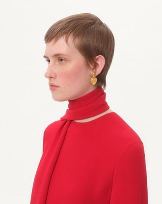 Valentino Garavani Orecchini In Metallo Fil Perdu Donna ANTIQUE BRASS UNI