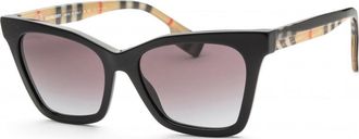 Burberry Womens BE4346 53 39428G Sunglasses - Black - One Size