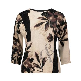 Betty Barclay Ronde hals gebreid - Dames - Truien - Veelkleurig - Maat: XL