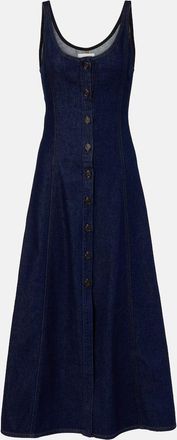 Citizens Of Humanity x Argent - Abito midi in denim Farrow